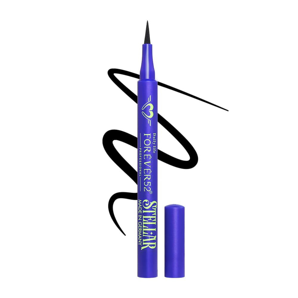 Daily Life Forever52 Stellar Eyeliner - 24HR Long-Lasting Intense Black | Ultra-Precise Tip for Effortless Wings & Flicks | Smudge-Proof, Matte Finish | Glide-On Formula for Bold, Defined Eyes-image-38
