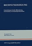  Rechnungslegung: Festschrift zum 65. Geburtstag von Professor Dr. Dr. K.-H. Forster