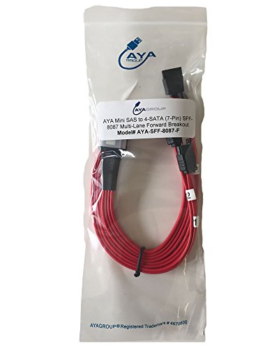 Cable Mini SAS a 4 SATA SFF-8087 19 Pulgadas miniatura 4