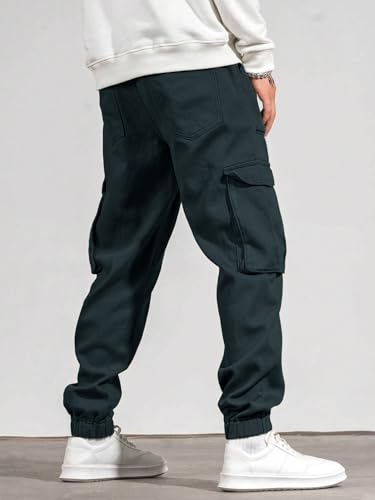 Image of Noble Monk Cargo for Men || Cotton Cargo Pant || Stylish Multi-Pocket Casual Trousers for Men
