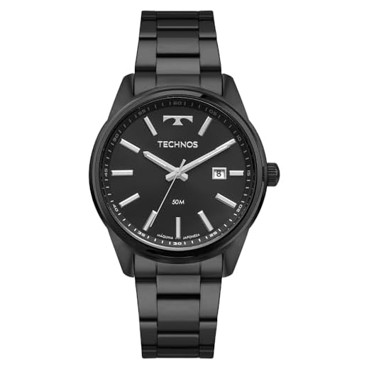 Relógio Technos Masculino Steel Preto - 2115TYC/1P 2115TYC/1P