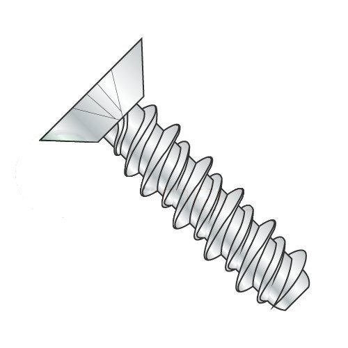 #8 x 1/2" High Low Style Thread Forming Screws/Phillips/Flat Undercut Head/Steel/Zinc (Carton: 10,000 pcs)
