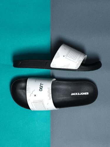 Image of JACK&JONES Men's Digital Print Pool Sliders