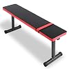 Halterbank Platte fitnesskruk, zware structuur Fitnesskruk Gewichthefkruk Platte kruk Apparatuur voor krachttraining thuis 114 x 33 x 47 cm