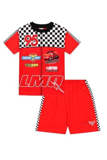Disney Pixar - Pijama corto para niños y niñas, diseño de Cars, rosso, 2-3 años | Ya disponible en tu tienda friki favorita! En mundofriki.es!