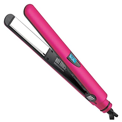 Hot Tools Professional Digital Titanium Flat Iron, 1 Inch