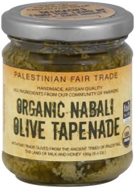CANAAN FAIR TRADE Organic Tapenade Nabali Olive, 6.4 OZ