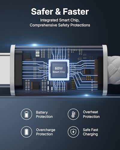Image of FEDUS ZETTA-X7I 2 in 1 Type C to C & Lightning Cable 1M,60W PD Fast Charging Dual Cord, Apple CarPlay Supported,Dual Charger Wire for iPhone15 /14 /13 /12 /11 iPad MacBook Samsung S26 /25 /24 Ultra Android