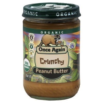 ONCE AGAIN PEANUT BUTTER CRNCHY ORG, 16 OZ, PK- 6