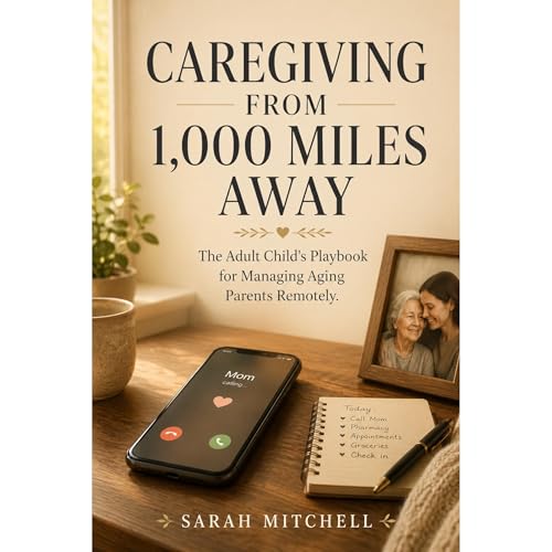 Caregiving from 1,000 Miles Away Audiolibro Por Sarah Mitchell arte de portada