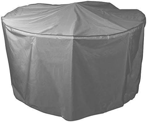 Bosmere Weatherproof Outdoor Round Table & Chairs Cover 84" Diameter x 33" High, Gray