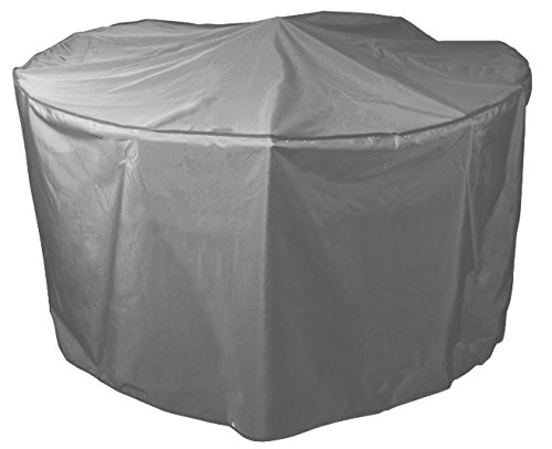 Bosmere Weatherproof Outdoor Round Table & Chairs Cover 84" Diameter X 33" High, Gray #TOP3
