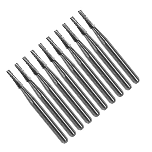 Kit de réparation de pare-brise avec 10 forets en alliage d'acier tungstène noirs