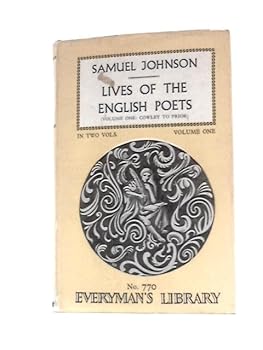 Lives of the Poets Vol. I