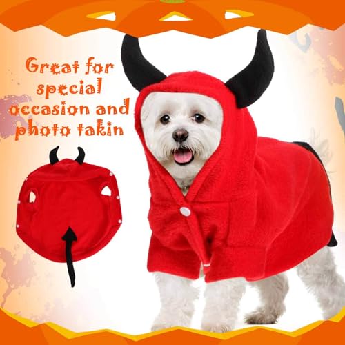 Disfraz Diablo para Perro Talla L Ropa para Halloween miniatura 6