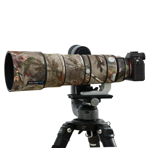 Image of ROLANPRO Waterproof Camouflage Cover for Sony FE 200-600mm F5.6-6.3 G OSS Protective Sleeve Case Clothing Raincover-#20 Jungle camo Waterproof