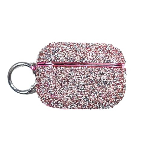 For AirPods Pro �P�[�X �J�o�[ �L���L�� �N���X�^�� �n���h���C�h ���� �_�C���� �n�[�h �V�F�� �[�d�Ή� ������� �ی�P�[�X ���f�B�[�X�p(6.�s���N)