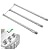 Weber 67820 - 3 Burner Tube Set For Genesis 300 Series Grills (2008 - 2010), 34-1/4" Long