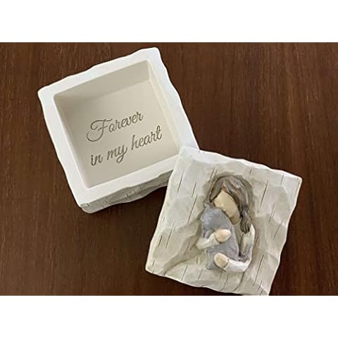Hodao Square Jewelry Box for Mom Girls Valentine Anniversary Christmas Birthday Wedding Thanksgiving Cover