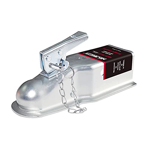 Nbjingyi Trailer Coupler Ball Width 2" Channel Width 3" Trailer Tongue 5000 Lbs, With Chain Boat Trailer Coupler #TOP11