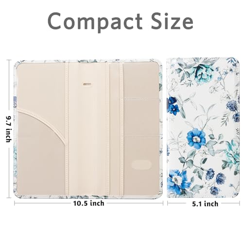 Image of CoBak Car Registration and Insurance Holder | Vehicle Glove Box Organizer, Auto Truck Compartment Document Case with Magnetic Closure for Insurance & Driver License