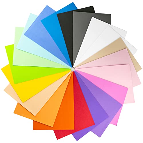 MCE-Commerce A705120 MOOSGUMMI Pastell und Basic │ 20 x 29 cm | 2mm dick | Schaumstoffplatten DIN A4