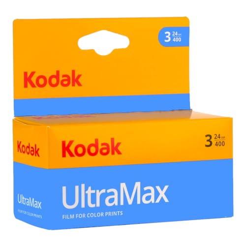 Kodak 6034052 Ultra Max 400 Film (Blue/Yellow) 3 Pack