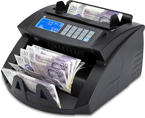 The ZZap NC20 Banknote Counter - Counts 1000 banknotes per Minute Batch Counting Counts All World Currencies and More!