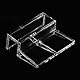 HERCHR Aquariumglasabdeckungshalter, 20 Stück, 5x38mm, klarer Acryl, Clip Halter, Universal Deckelklammern, Stützklemme, Grasaquarien Unterstützung, Zubehör für randlose Aquarien, Fisch