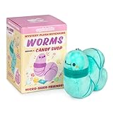 Squishable - Worms Blind Box, Series 1: Candy Shop - Garden Collection - 4 in - Soft Toy Collectible Stuffed Animal - Metal Keychain Backpack Clip