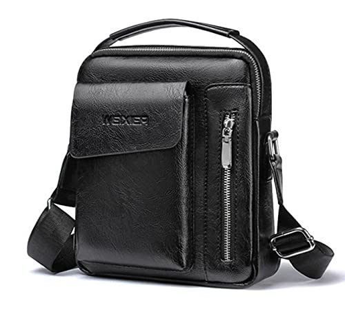 Wexier masculino bolsa crossbody bolsa de couro para homens bolsas mensageiro