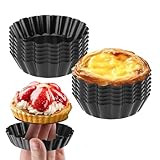 Photo Gallery ttstoiee stampo crostata 12 stücke, stampini per crostatine in acciaio al carbonio con buon rivestimento antiaderente per torte/stampini muffin Photo Gallery ttstoiee stampo crostata 12 stücke, stampini per crostatine in acciaio al carbonio con buon rivestimento antiaderente per torte/stampini muffin