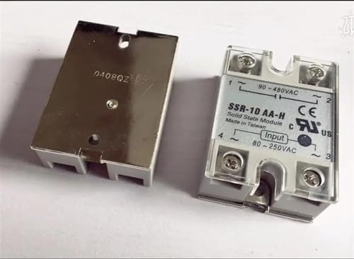 Relais statique SSR-40AA-H avec couvercle AC-AC pour controle industriel