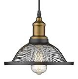 YEEHOME Pendant Lighting,Farmhouse Hanging Light Fixture, Industrial Black Pendant Lights for Hallwa