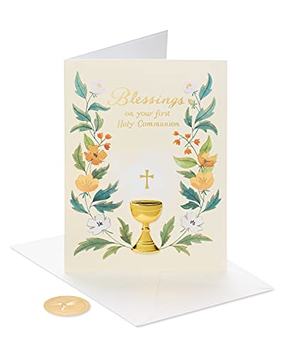 Papyrus First Communion Card (Faith and Love)