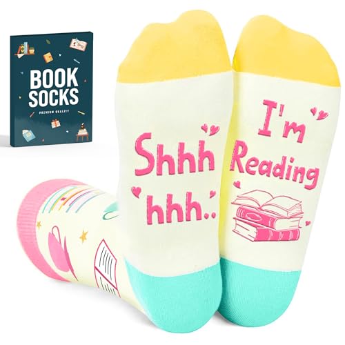 Book Lovers Gifts Funny Reading Socks for Book Lovers Cute Gifts for Readers Women Perfect for Lovely Nights Soft Warm Ideal gifts Socks For Reader