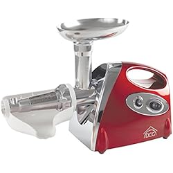 Picadora De Tomate Electrica DCG Eltronic FWP2696 1200W Rojo, Picadora (Acero Inoxidable), Stainless Steel