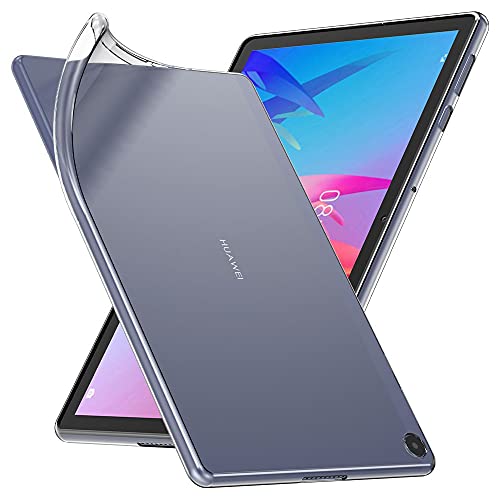 ebestStar - Funda para Huawei MatePad T 10, T 10S, Carcasa Silicona Transparente, Capa Protectora TPU Antigolpes, Slim Ultra Fina, Transparente