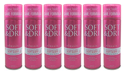 Soft Dri Soft Scent Aerosol Anti Perspirant 6 Ounce 177ml 6 Pack Buy Online In Guyana Soft Dri Products In Guyana See Prices Reviews And Free Delivery Over 14 500 G Desertcart
