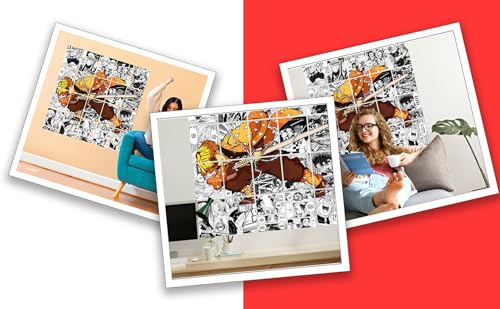 Image of VEENSHI Set of 20 Zenitsu Wall Posters | Demon Slayer | Poster of Anime | 300 GSM Thick Poster Size : 11.9x8.3 inch