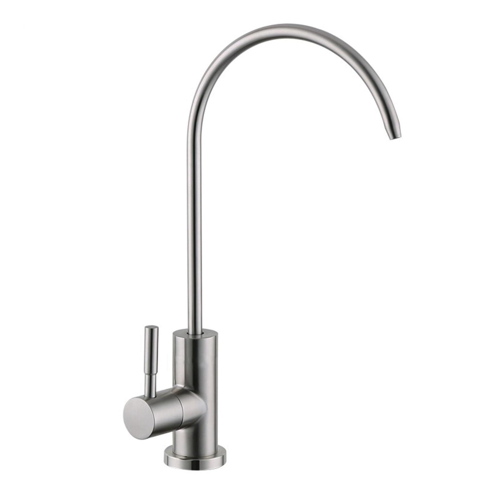 WDSOPK faucet Stainless Steel Kitchen Sink Swan Neck Water Filter Drinking Tap (A A)