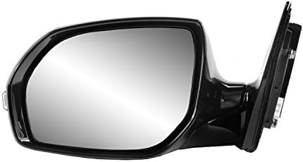 Fit System Driver Side Mirror for Hyundai Santa Fe, Black w/PTM Cover, w/Turn Signal, Foldaway, Does not Apply to Sport Models, Heated Power image 4
