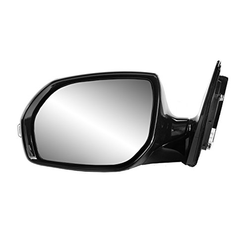 Fit System Driver Side Mirror For Hyundai Santa Fe, Black W/Ptm Cover, W/Turn Signal, Foldaway, Does Not Apply To Sport Models, Heated Power #TOP1