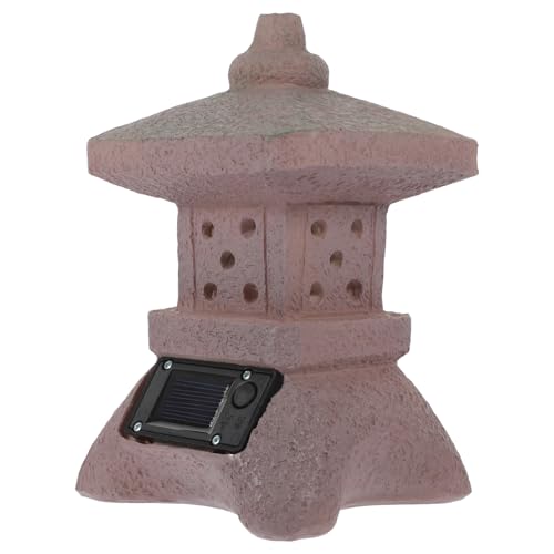 HOUDERCO Garden Solar Court Lamp Elegant Craft Decor for Outdoor Scene Adornment Creative Style Night Light for Patio and Garden Decor