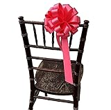 Coral Pull Bows with Tails - 8