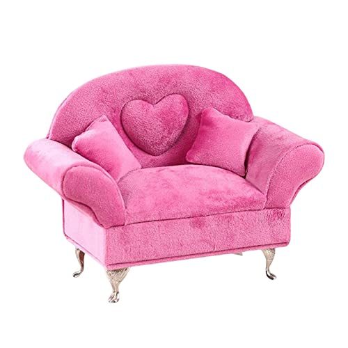 rockible Caja de Joyería para Sofá Cama, Muebles para Casa de Muñecas, Estuche de Joyería para Mujer, Caja de Baratijas para de Noche, Sala de Estar, Ar,