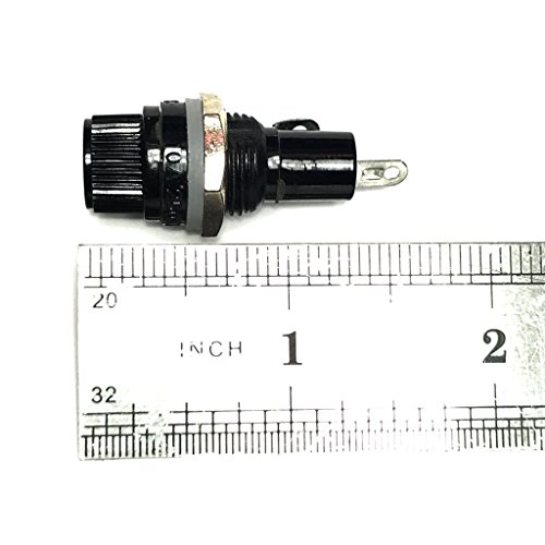 Cess Agc 5X20Mm Fuse Holder 10A/15A Panel/Chassis Mount Screw-Off Type (Jcx) (4 Pack) #TOP3