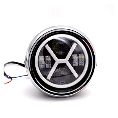 Phare LED rond 7'' moto résout le manque de visibilité de nuit pour Cafe Racer