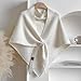 HOFSIN Pashmina Shawl Wraps for Women,Women'S Solid Color Scarf,Knitted Shawls and Cardigan,Cashmere Sweaters for Women (Beige)
