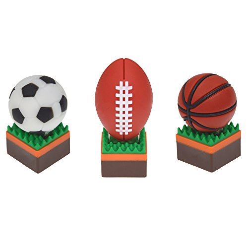 16GB USB Stick Fußball Speicherstick Uflatek USB 2.0 Memory Stick Silikon Karikatu Flash Drive 16 GB Pen Drive Externe… – Bild 8